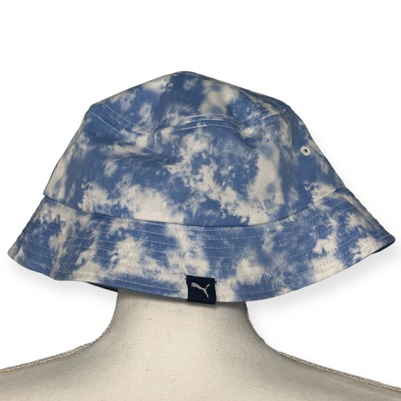Puma Unisex Juno Blue Tie Dye Bucket Hat NWT - Picture 5 of 8